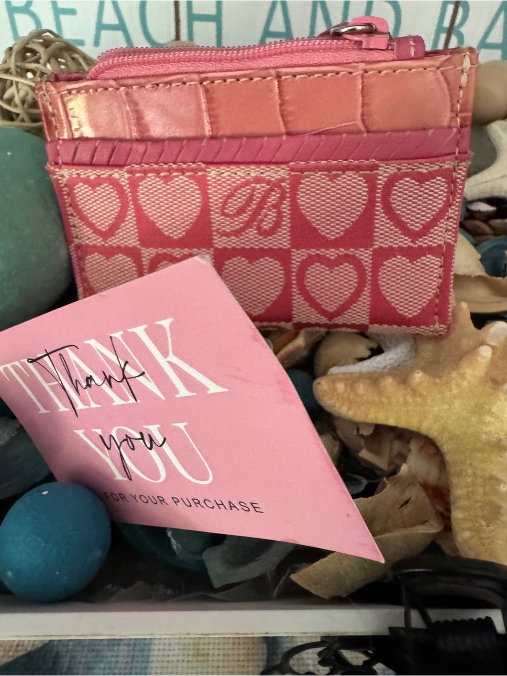 Brighton Pink signature card holder
